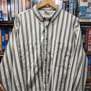 XL VINTAGE BRITTANIA CASUAL BUTTON UP
